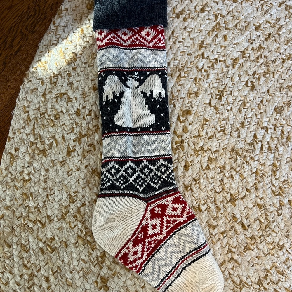 Pottery Barn Fair Isle Christmas Stocking